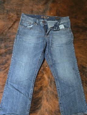 Rock 47 Denim Medium Wash Blue Jeans